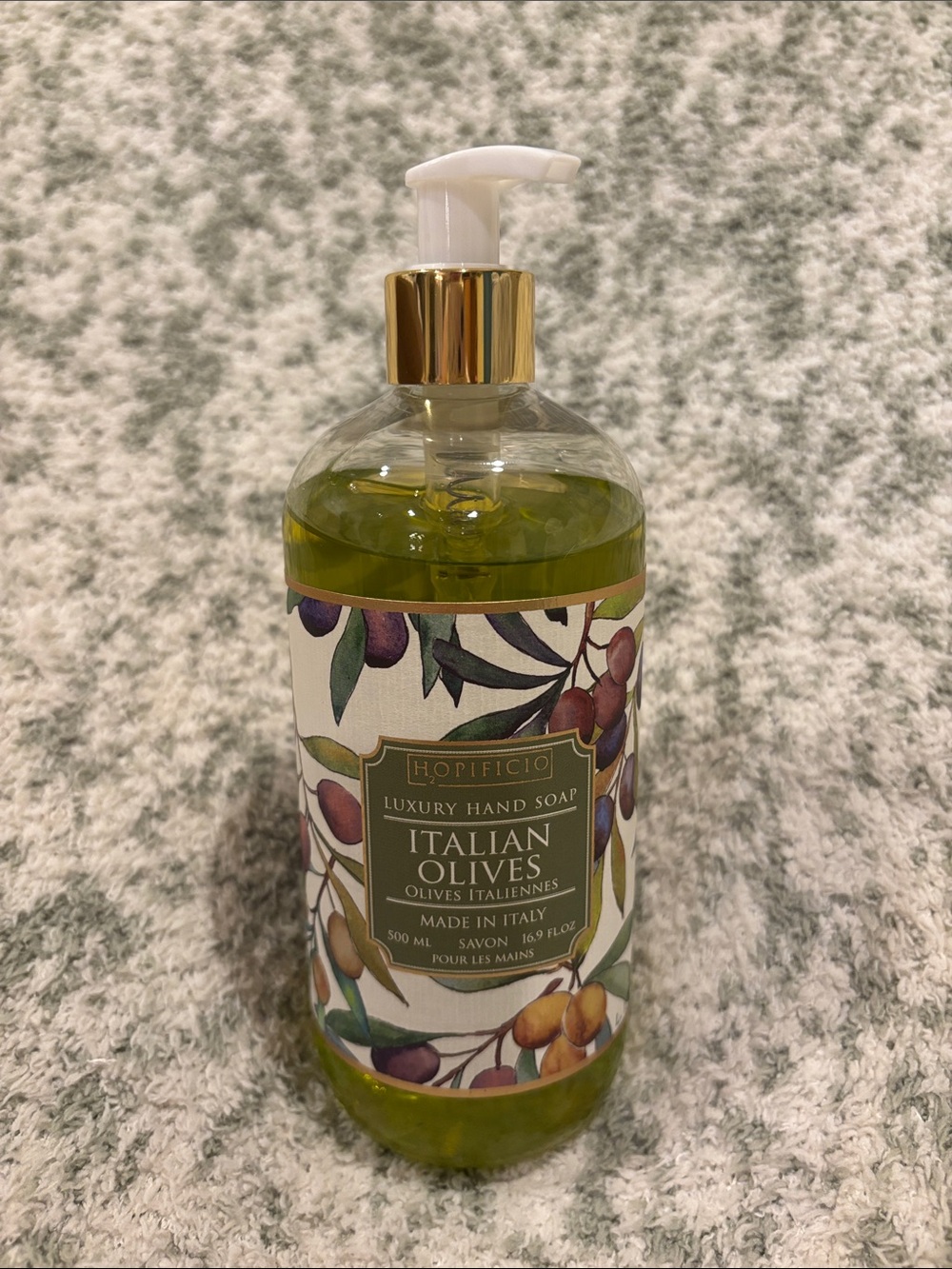 Hopificio Italian Olives Luxury Hand Soap NWT 16.9oz